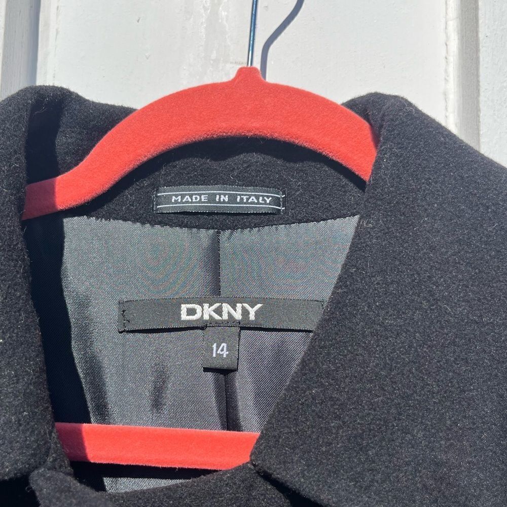 DKNY Wool Long Coat - Picture 4 of 7